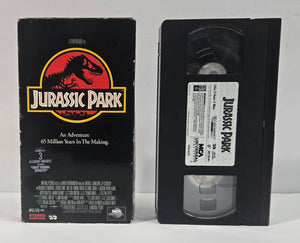 Jurassic Park  VHS Tape (1993) 1st Print Error No UPC Bar Code