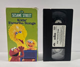 Sesame Street Kids' Favorite Songs VHS Tape (1999)