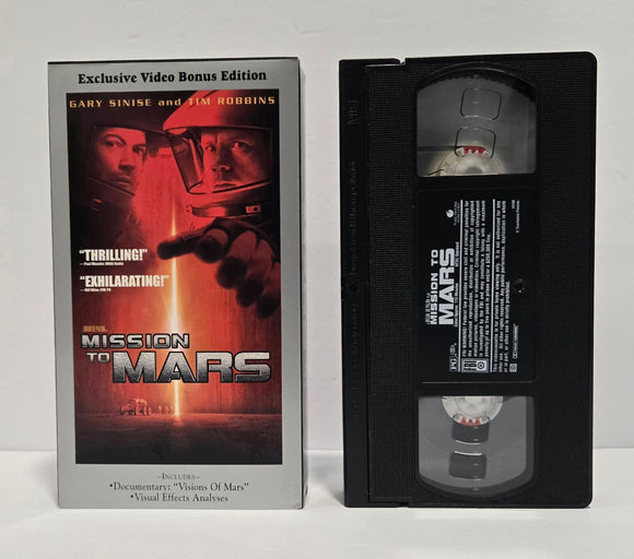 Mission to Mars VHS Tape (2000)