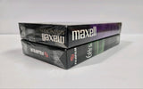 Maxell HI-FI & FUJIFILM T-120 6 Hrs. VHS Blank Tapes - Sealed Brand New