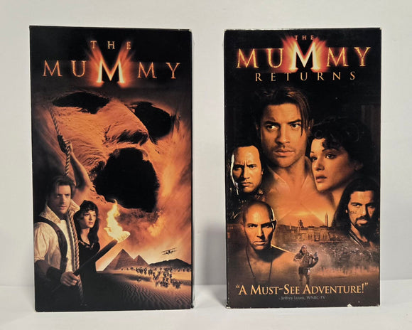 The Mummy & Mummy Returns VHS Tape Bundle (1999 & 2001)