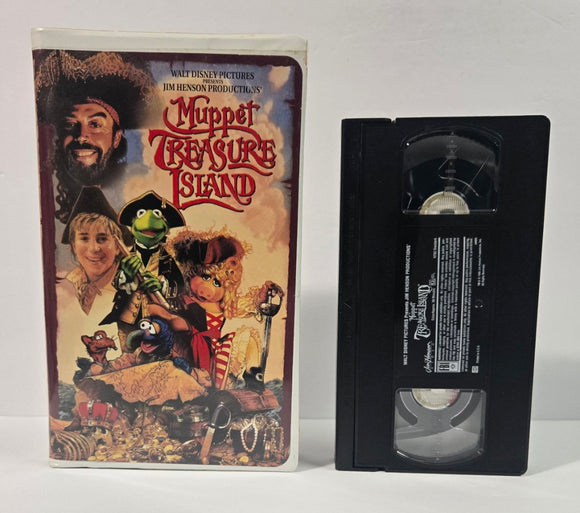 Muppet Treasure Island VHS Tape Clamshell (1996)