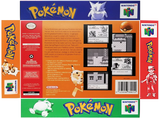 Display Box for Pokémon Blue Version For Nintendo 64 N64 NTSC-U/C US