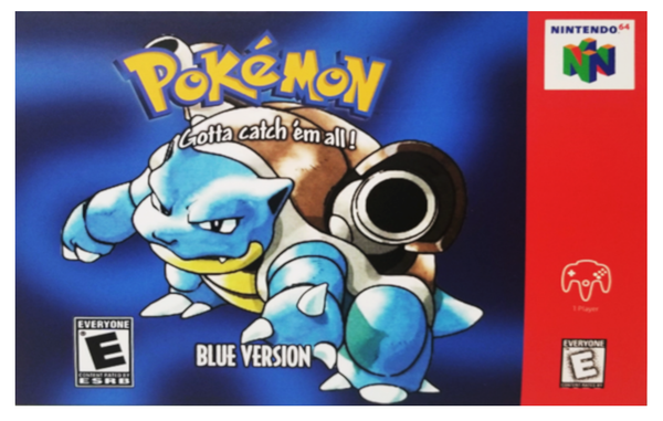 Pokemon Blue Version 2024 For Nintendo 64