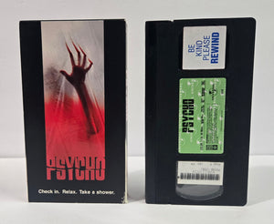 Psycho VHS Tape (1999)