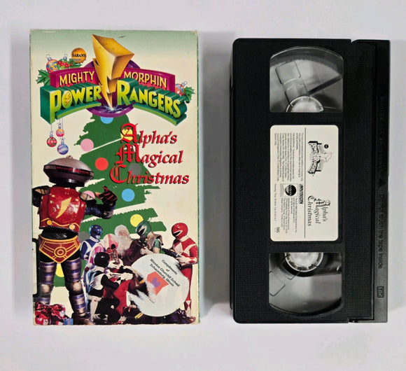 Mighty Morphin Power Rangers: Alpha's Magical Christmas (VHS Tape) 1994