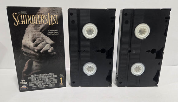 Shindler's List VHS Tape (1994)