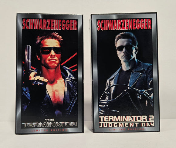 The Terminator & Terminator 2 VHS Tape Bundle (1991 & 1998)