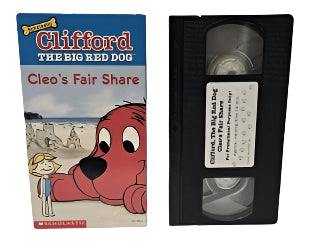 Clifford The Big Red Dog Cleo's Fair Share VHS Tape (2000)