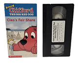 Clifford The Big Red Dog Cleo's Fair Share VHS Tape (2000)
