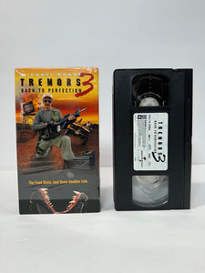 Tremors 3 Back To Perfection VHS Tape (2001)