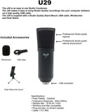 CAD Audio U29 Condenser USB Microphone