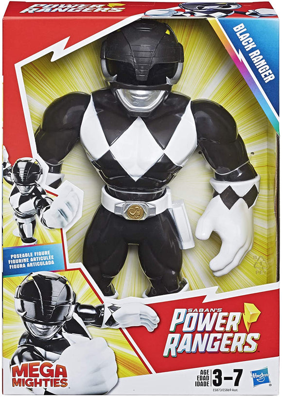 Playskool Heroes Mega Mighties Power Rangers Black Ranger 10-inch Figure Brand: Playskool