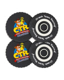 OFFICIAL CRASH TEAM RACING NITRO-FUELED TYRE COASTERS