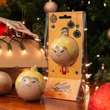 BAUBLE HEADS STREET FIGHTER 'KEN' CHRISTMAS DECORATION / ORNAMENT