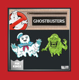 Pin Kings Ghostbusters Enamel Pin Badge Set 1.4 – Stay Puft and Slimer