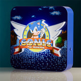 OFFICIAL SONIC THE HEDGEHOG 3D DESK LAMP / WALL LIGHT